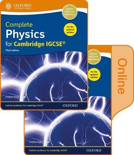 Complete Physics for Cambridge IGCSE Print and Online Student Book Pack: Cambridge IGCSE by Stephen Pople