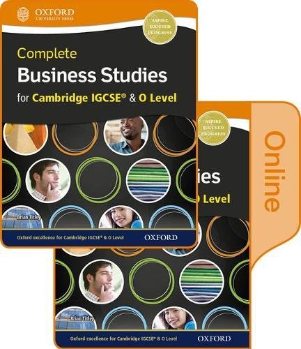 Complete Business Studies for Cambridge IGCSE and O Level Print & Online Student Book by Brian Titley