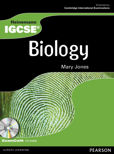 Heinemann IGCSE Biology Student Book with Exam Cafe CD by Mary Jones